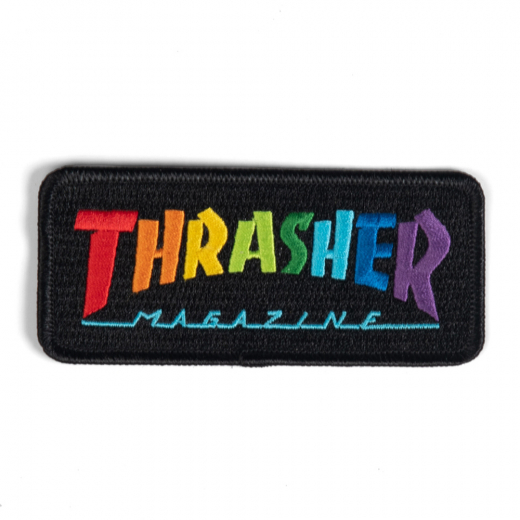 Thrasher Logo rainbow Aufnäher