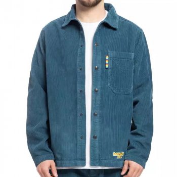 Homeboy Time Warp Hybrid Cord petrol Jacke