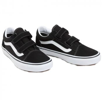 Vans Old Skool V black/white Kids Schuhe