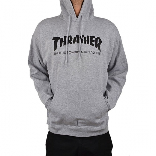 Thrasher Hometown heather grey Hooded